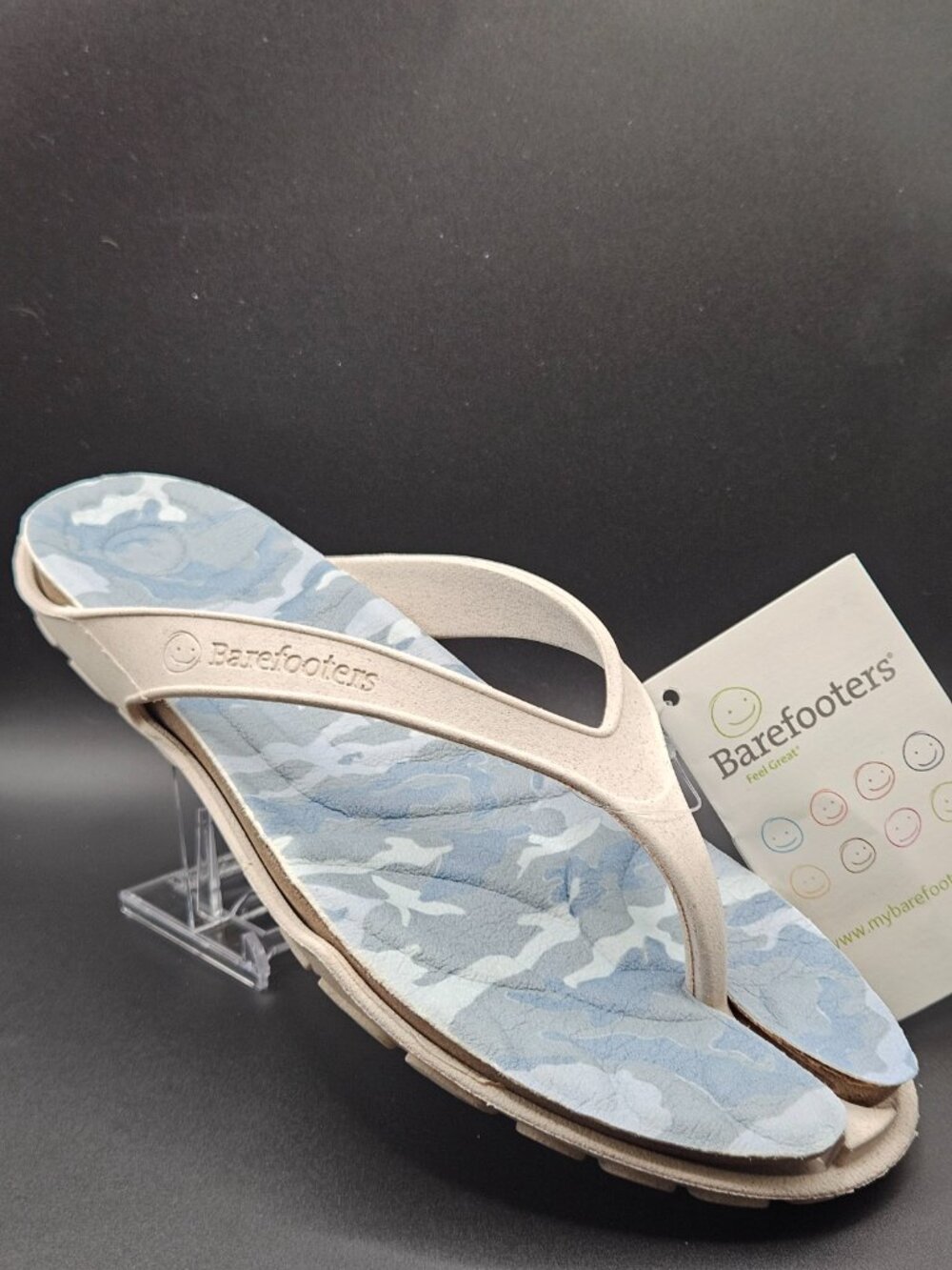 NIB Barefooters "Feel Great" CorksiLite Active Recovery Comfort Sandal